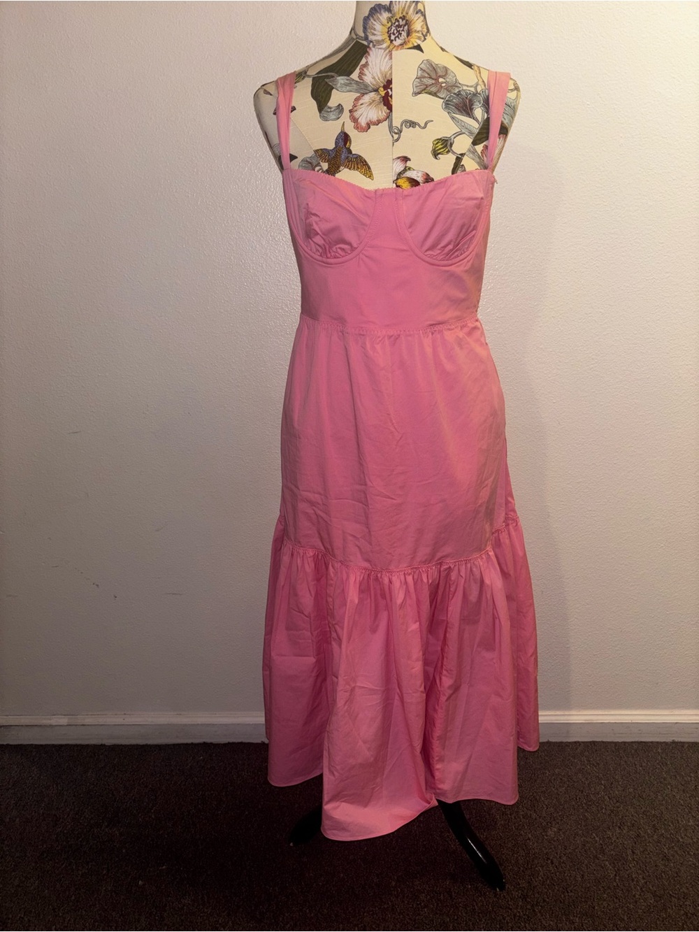 House of CB Elia pink midi dress size L - Picture 4 of 8